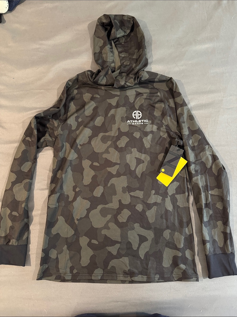 Zella Men's Green Camouflage Hoodie